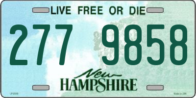NH license plate 2779858