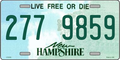 NH license plate 2779859