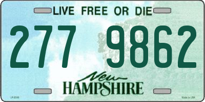 NH license plate 2779862