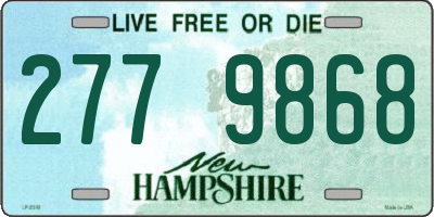 NH license plate 2779868