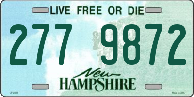NH license plate 2779872
