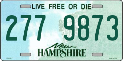 NH license plate 2779873