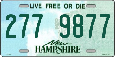 NH license plate 2779877