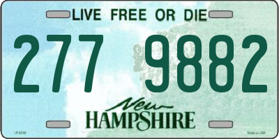 NH license plate 2779882