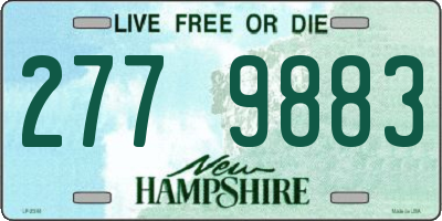 NH license plate 2779883