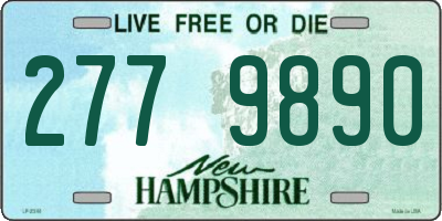 NH license plate 2779890