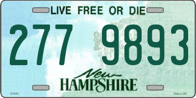 NH license plate 2779893