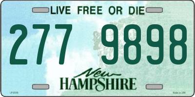 NH license plate 2779898