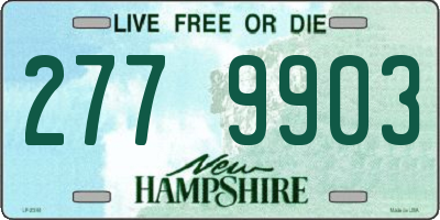 NH license plate 2779903
