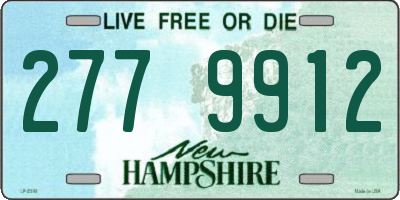 NH license plate 2779912