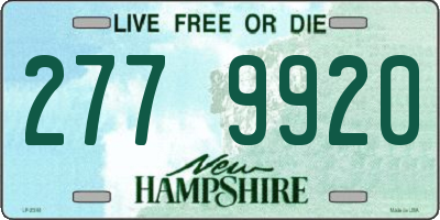 NH license plate 2779920