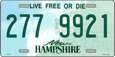 NH license plate 2779921