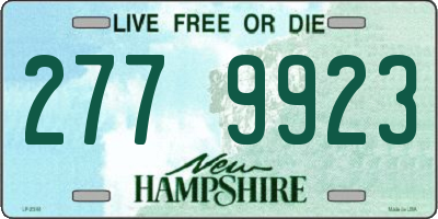 NH license plate 2779923