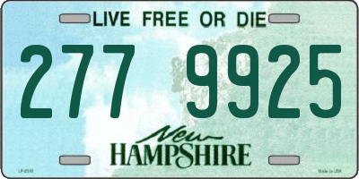 NH license plate 2779925