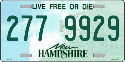 NH license plate 2779929