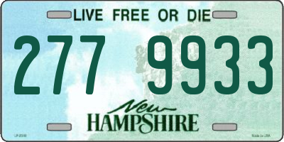 NH license plate 2779933