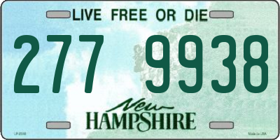 NH license plate 2779938