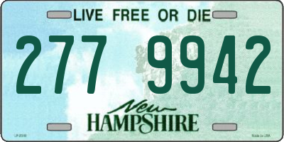 NH license plate 2779942