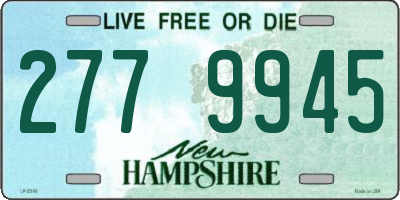 NH license plate 2779945