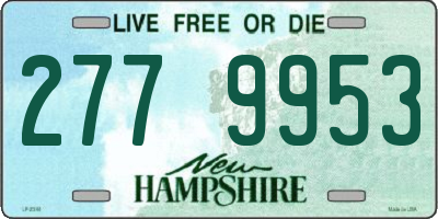 NH license plate 2779953