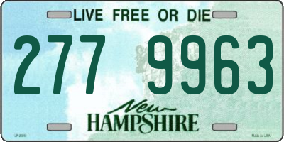 NH license plate 2779963