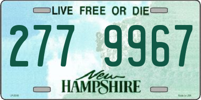 NH license plate 2779967