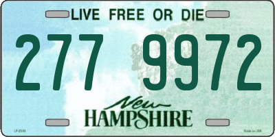 NH license plate 2779972