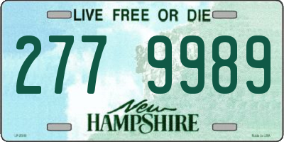 NH license plate 2779989