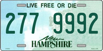 NH license plate 2779992