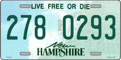 NH license plate 2780293