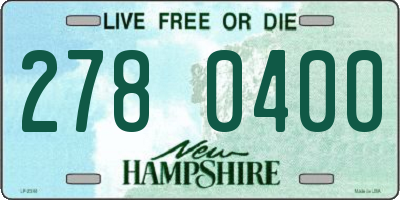 NH license plate 2780400