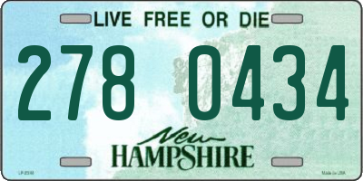 NH license plate 2780434