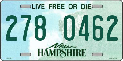 NH license plate 2780462