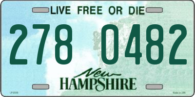 NH license plate 2780482