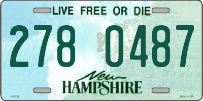 NH license plate 2780487