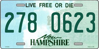 NH license plate 2780623