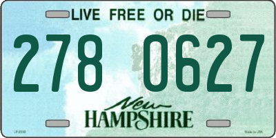 NH license plate 2780627