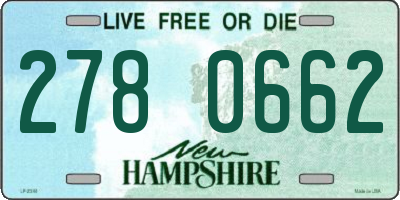 NH license plate 2780662