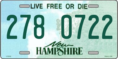 NH license plate 2780722