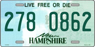 NH license plate 2780862