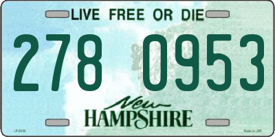 NH license plate 2780953