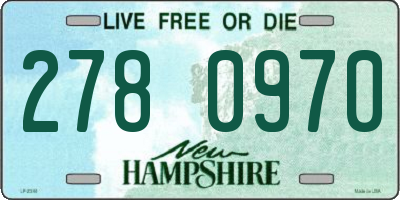 NH license plate 2780970