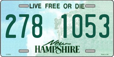 NH license plate 2781053