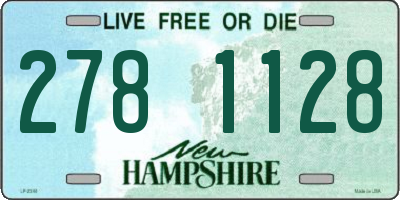 NH license plate 2781128