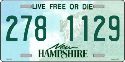 NH license plate 2781129