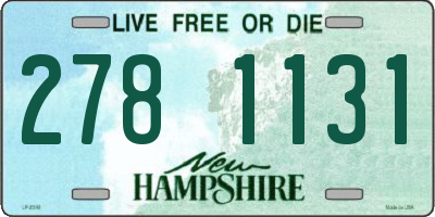 NH license plate 2781131