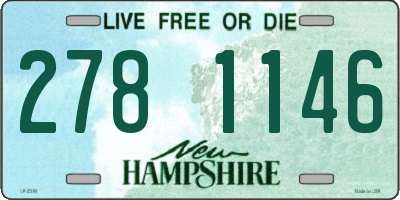 NH license plate 2781146