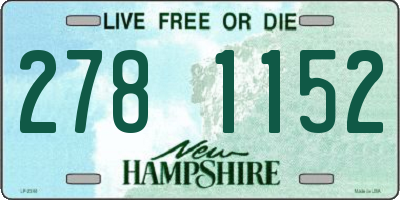 NH license plate 2781152
