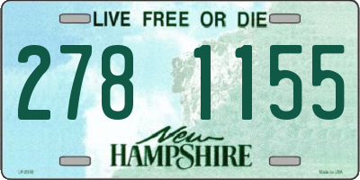 NH license plate 2781155