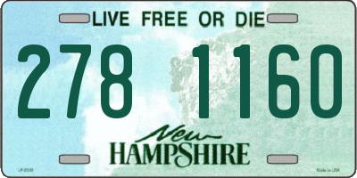 NH license plate 2781160